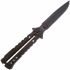 Складной нож-бабочка Балисонг Black Нокс, сталь 440, рукоять G10